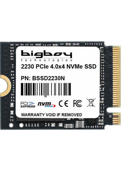 BIGBOY Bigboy 512GB 22x30mm PCIe 4.0 x4 M.2 NVMe Notebook SSD-46915
