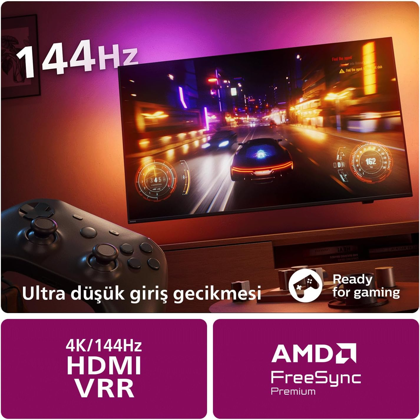 PHILIPS 65PUS8909 4K ULTRA HD 65" 165 EKRAN UYDU