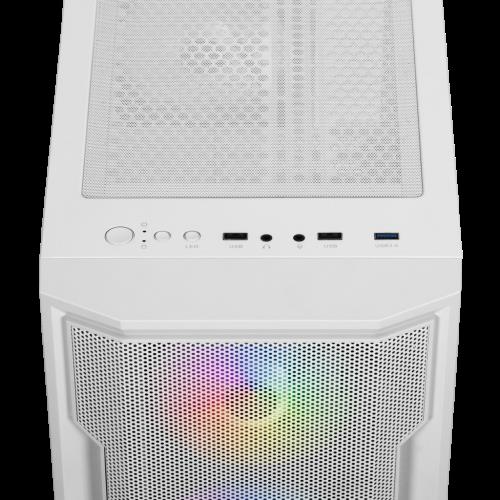 GAMDıAS GAMDIAS ATHENA M6 Lite WH, 750W, Tempered Glass, Mesh, ARGB, 80+ Bronze, ATX, White Edition, GAMING KASA-33567