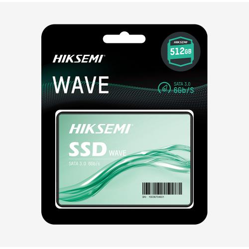 HIKSEMI HIKSEMI HS-SSD-WAVE(S) 512G, 530-450Mb/s, 2.5&quot;, SATA3, 3D NAND, SSD (By Hikvision)-49707