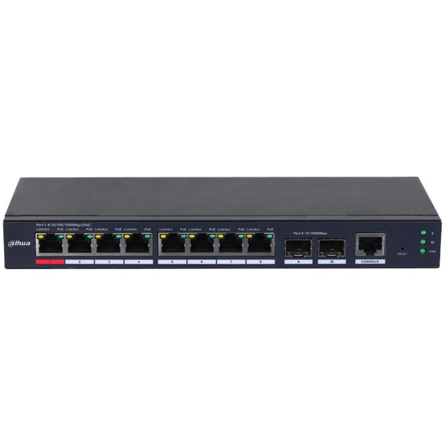DAHUA Dahua 8 Port Gigabit PoE (S4210-8GT-110)