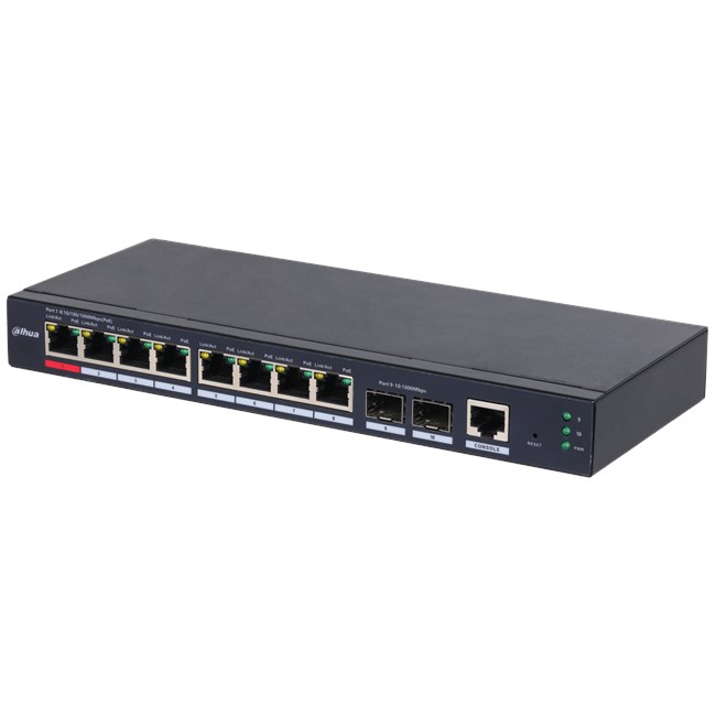 DAHUA Dahua 8 Port Gigabit PoE (S4210-8GT-110)-40847