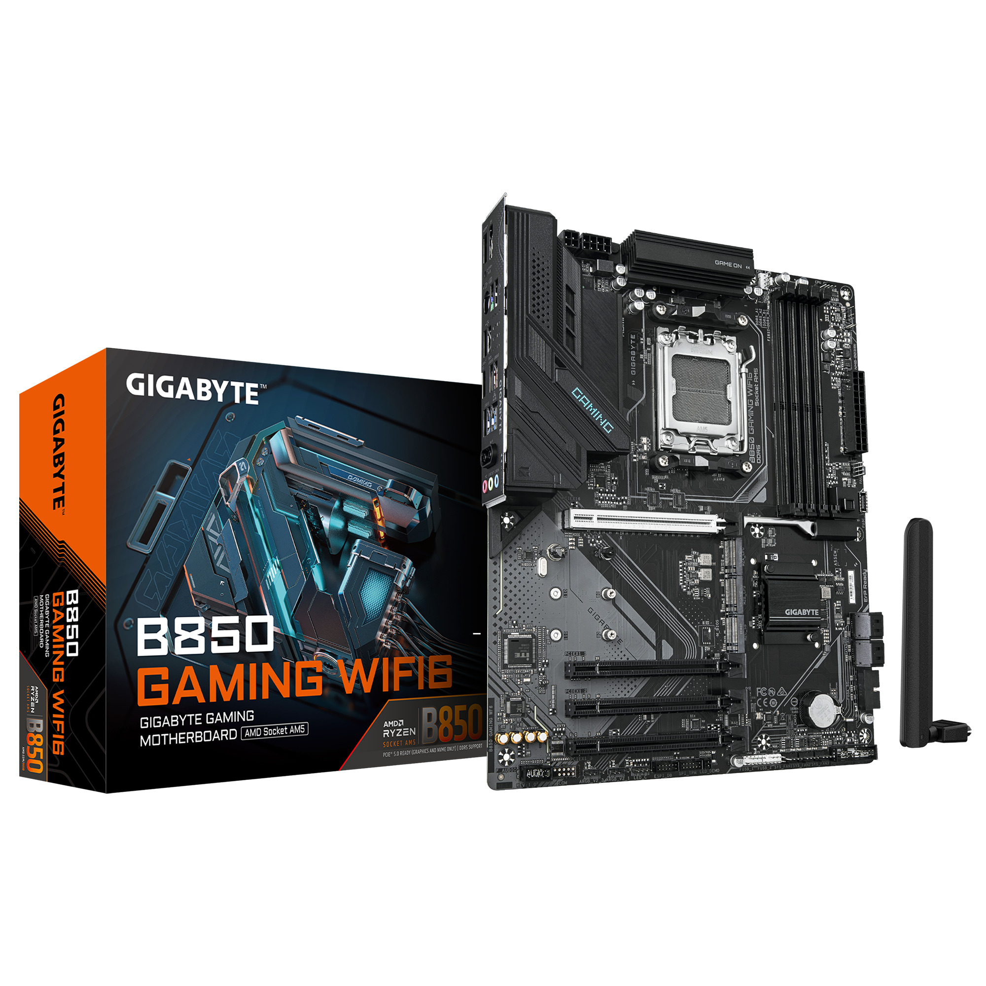 GIGABYTE GIGABYTE GIGABYTE ANAKART AMD AM5 ATX B850 GAMING WIFI6