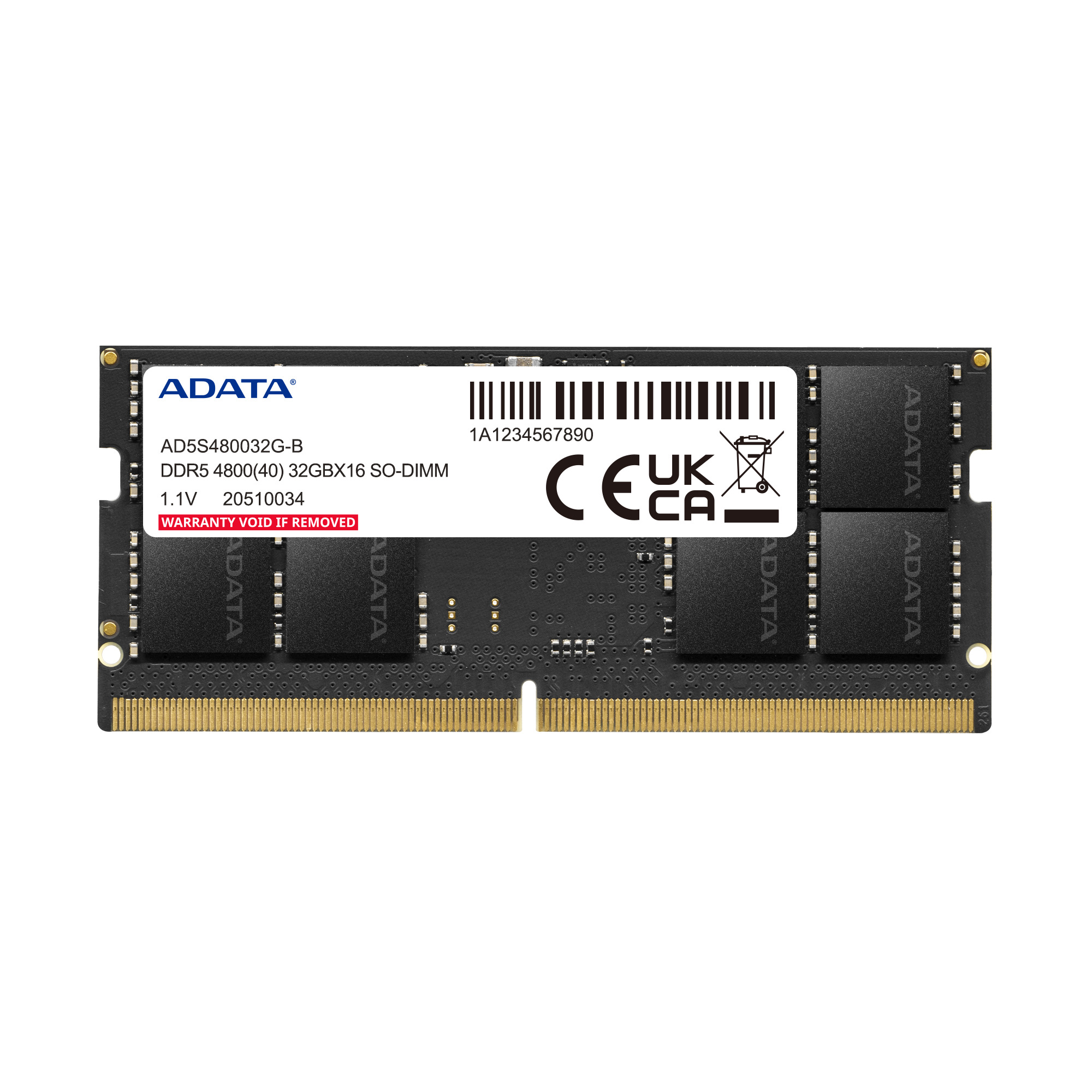ADATA Bulk DDR5-4800Mhz CL40 32GB SO-DIMM  1.1V
