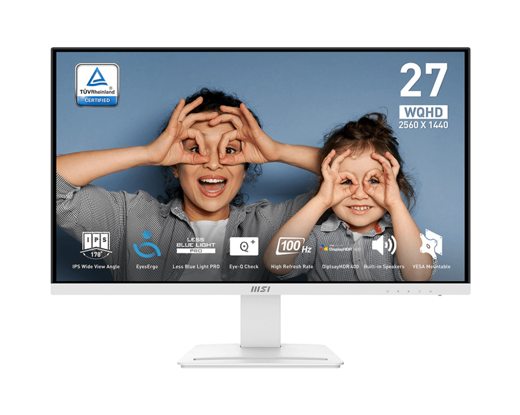 MSI MSI 27 PRO MP273QW E2 2560x1440 (WQHD) 16:9 FLAT IPS 100HZ 1MS FREESYNC PIVOT MONITOR