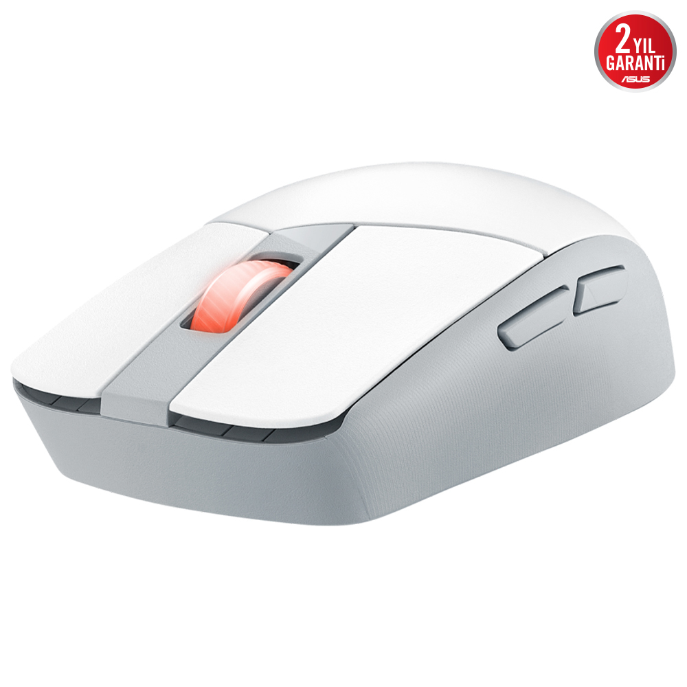 ASUS ASUS ROG STRIX IMPACT III WIRELESS ULTRA HAFİF 36000 DPI SENSÖR 2.4GHz BLUETOOTH DEĞİŞTİRİLEBİLİR SWITCH OYUNCU MOUSE BEYAZ-55060