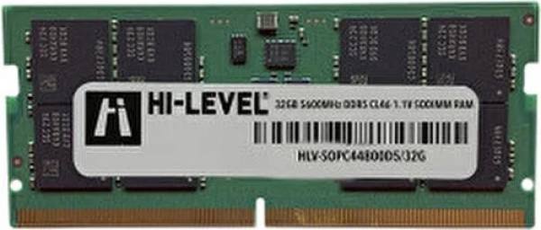 HILEVEL 32GB DDR5 5600Mhz SODIMM 1.1V HLV-SOPC44800D5/32G