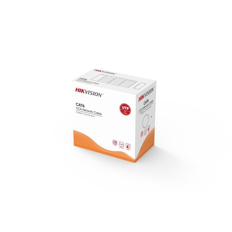 HIKVISION Hikvision DS-1LN6UU/CCA CAT6 U/UTP CCA kablo, 305 metre