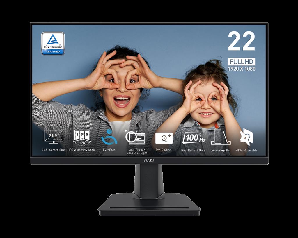 MSI 21.5 MSI PRO MP225 1MS 100HZ FHD IPS HDMI D-SUB