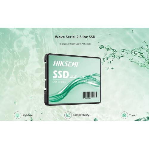 HIKSEMI HIKSEMI HS-SSD-WAVE(S) 2048G, 550-510Mb/s, 2.5&quot;, SATA3, 3D NAND, SSD (By Hikvision)-53269