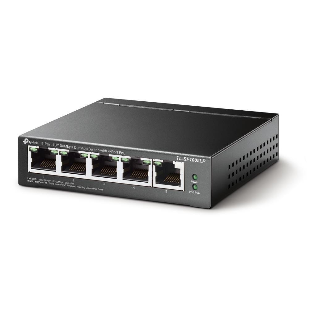 TP-LINK TP-LINK TL-SF1005LP 5 PORT 10/100 4 POE SWITCH -26954