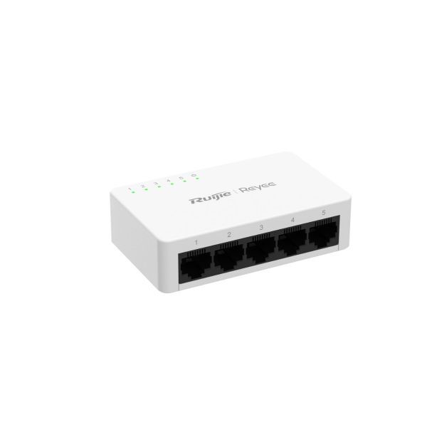 RUIJIE RUIJIE REYEE RG-ES05F 5 PORT 10/100 YONETILEMEZ DESKTOP SWITCH PLASTİK KASA