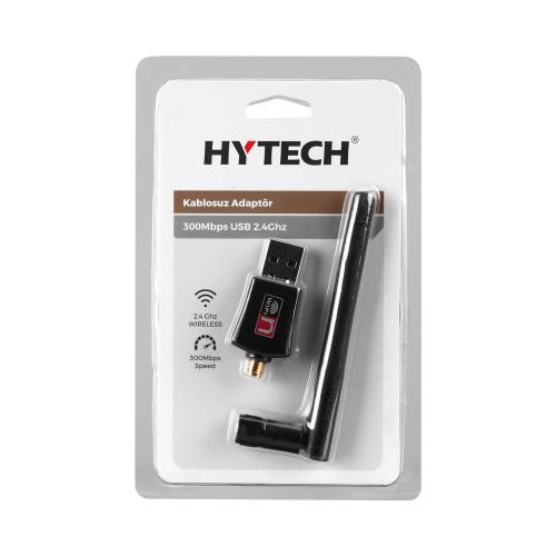 HYTECH HYTECH HY-310N, 300Mbp, 2.4Ghz, 2dBi Harici Anten, USB2.0, WIRELESS ETHERNET-50720