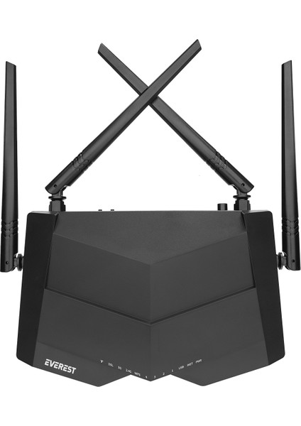 EVEREST EVEREST SG-V1200, AC1200, 300-867Mbps, Dual Band, 2.4GHz-5GHz, 1200Mbps, WiFi, 4xAnten, USB, VDSL2, ADSL2, MODEM ROUTER-51231