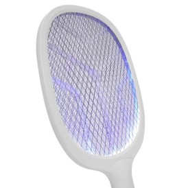 ASONIC ASONIC AS-A25, Beyaz-Gri, 3000V, Raket Tipi, UV Mor Işıklı, 1200mAh, Bataryalı, Şarj Edilebilir, Sinek Öldürücü-66237