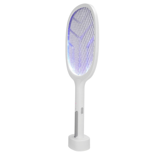ASONIC ASONIC AS-A25, Beyaz-Gri, 3000V, Raket Tipi, UV Mor Işıklı, 1200mAh, Bataryalı, Şarj Edilebilir, Sinek Öldürücü-61257