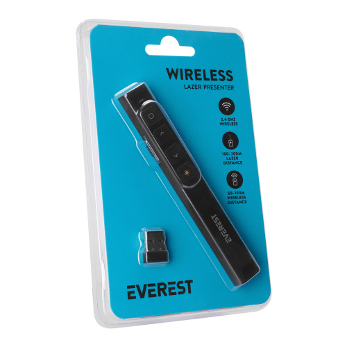 EVEREST Everest PSN-18, Kablosuz, 2.4Ghz, Profesyonel, Sunum Cihazı-59493