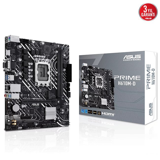 ASUS Asus Prime H610M-D D5 1700P Vga Hdmi