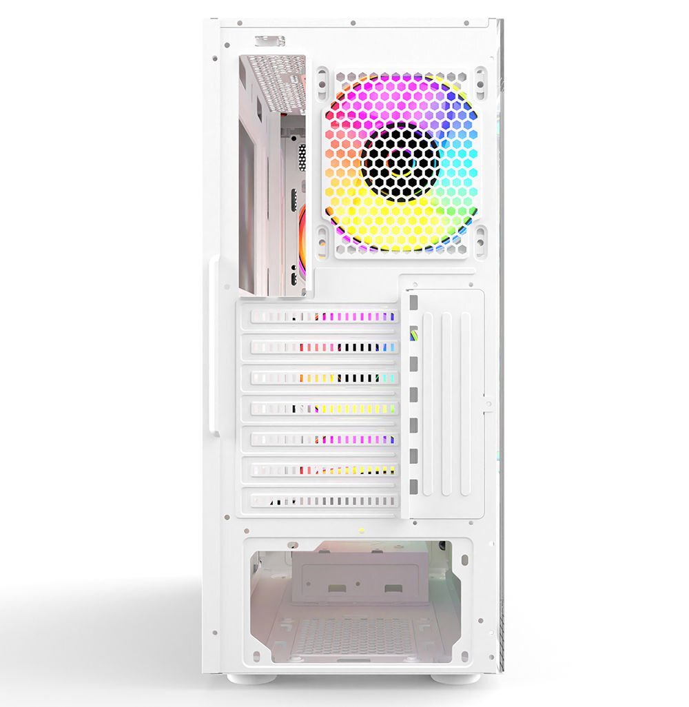 GAMEBOOSTER GameBooster GB-T005MW USB3.0 RGB fan Mesh Panel Beyaz kasa (PSU Yok)-62322