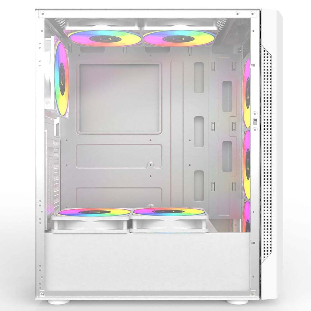 GAMEBOOSTER GameBooster GB-T005MW USB3.0 RGB fan Mesh Panel Beyaz kasa (PSU Yok)-62324