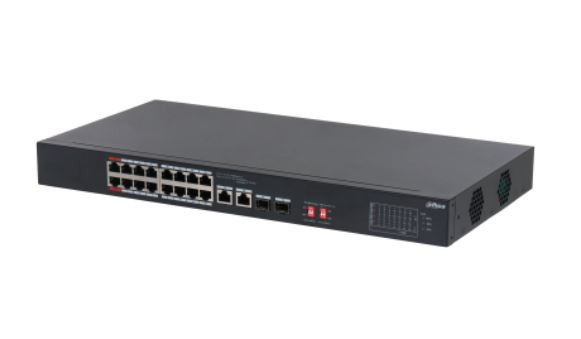 DAHUA DAHUA DH-S3218-16ET-135 16 PORT 16XFE-2XGE-2XGE/SFP 135W YÖNETİLEMEZ POE SWİTCH