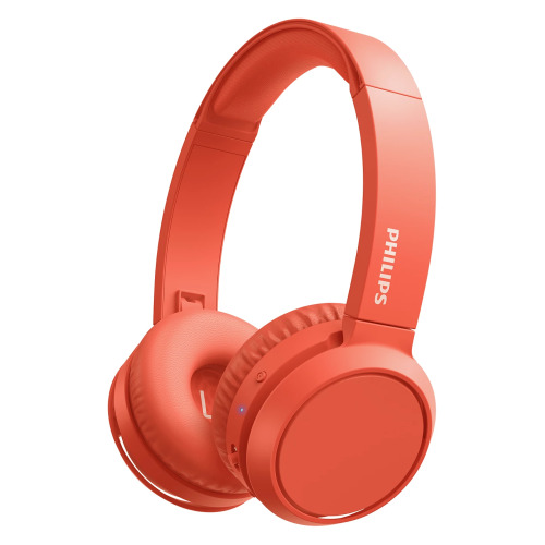 PHILIPS PHILIPS TAH4205RD/00, KIRMIZI, Bluetooth 5.0, Kablosuz, Bas Arttırma Düğmesi, Yastıklı Kafa Bandı, 29saat Oynatma Süresi, 10mt A