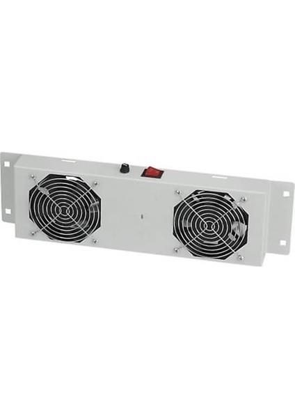 AGER AA-AN-F2T-A-B1 TERMOSTAT SWITCHLI DUVAR TİP / 2 Lİ BEYAZ FAN GRUBU