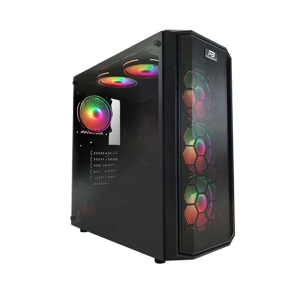 POWERBOOST  X58RGB USB 3.0 Mesh 4xRGB Fanlı Kasa (PSU Yok)