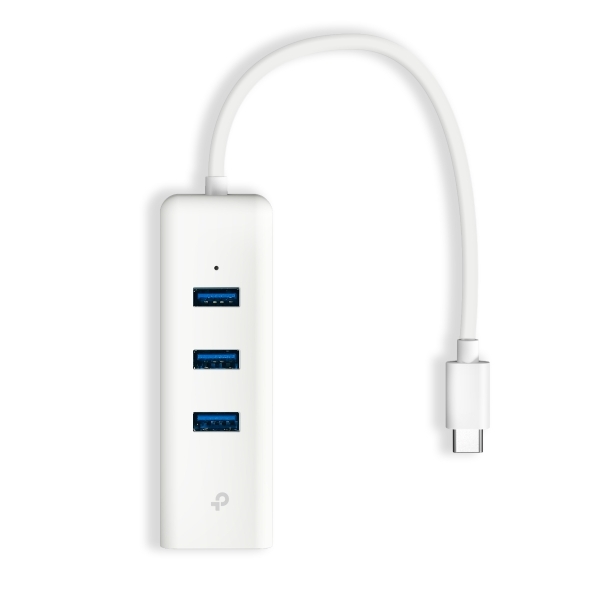 TP-LINK TP-LINK UE330C USB3.0 TYPE-C 3-PORT HUB VE GIGABIT ETHERNET ADAPTORU