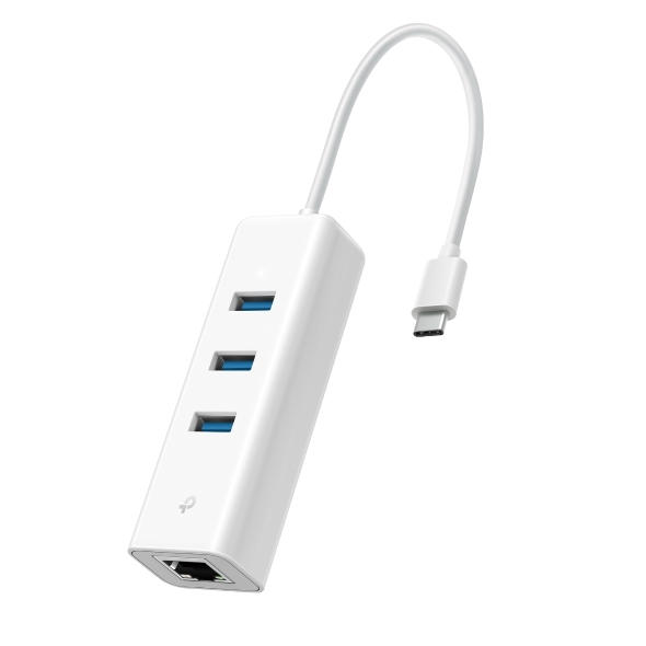 TP-LINK TP-LINK UE330C USB3.0 TYPE-C 3-PORT HUB VE GIGABIT ETHERNET ADAPTORU-55539