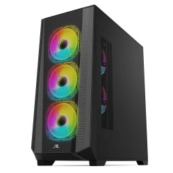 POWERBOOST PowerBoost PB-P901MB 750w 80+ Bronze USB 3.0 ATX Mesh ARGB fan siyah Kasa-70918