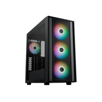 COOLERMASTER CM MasterBox 600 TG Mesh Siyah ARGB 3x14cm Fanı, Normal ve Back-Connect Anakart Destekli  ATX Kasa-66543