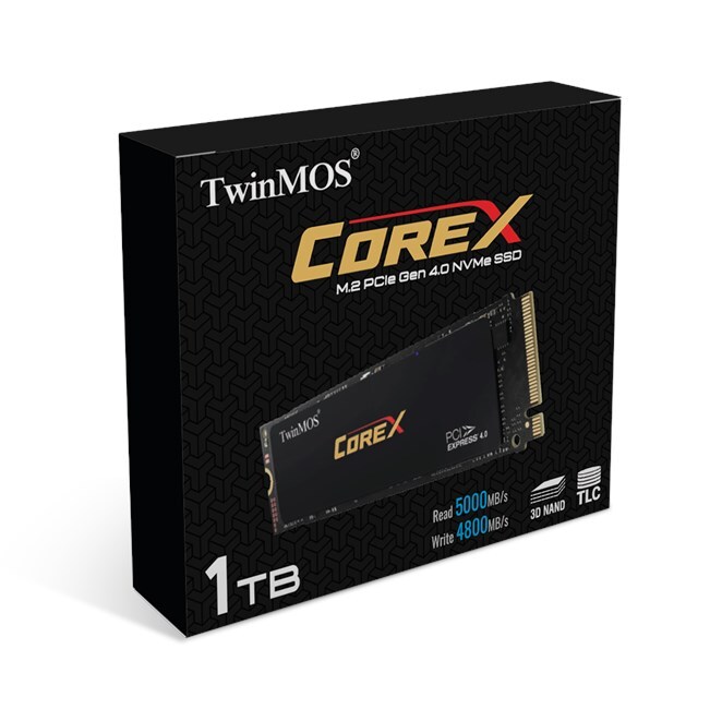 TWINMOS TwinMOS CoreX 1TB NVMe M.2 SSD (5000-4800Mb/s)-55985