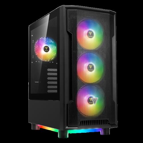 GAMDıAS GAMDIAS ATHENA M6 Lite, 750W, Tempered Glass, Mesh, ARGB, 80+ Bronze, ATX, GAMING KASA