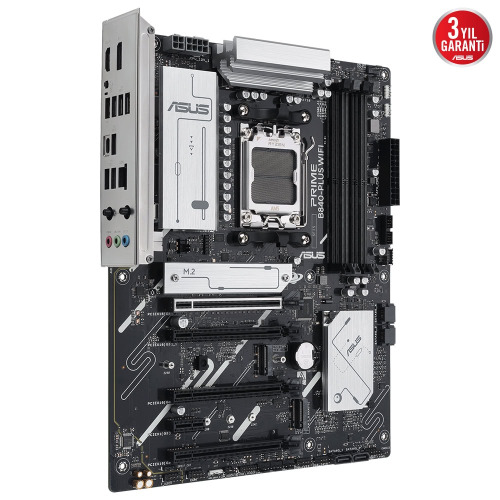 ASUS ASUS PRIME B840-PLUS WI-FI, 4xDDR5, 3x M.2, HDMI, DP, Type-C, WI-FI 6E, Bluetooth 5.3, AMD Ryzen 9000 Serisi, AM5 Soket Anakart-59527