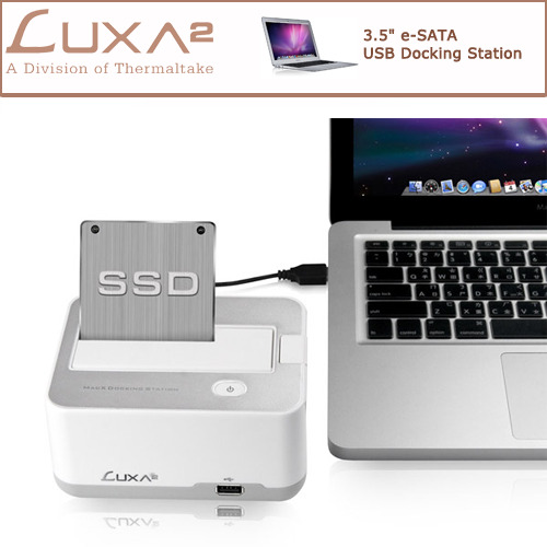 LUXA2 LUXA2 S2 MacX 3.5" e-SATA USB Docking Station