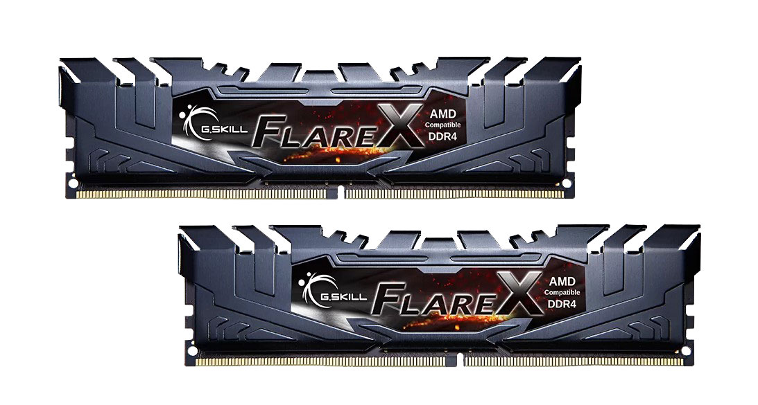 GSKILL 16 GB (2x8GB) DDR4 3200MHz GSKILL FLARE X CL16 (F4-3200C16D-16GFX)