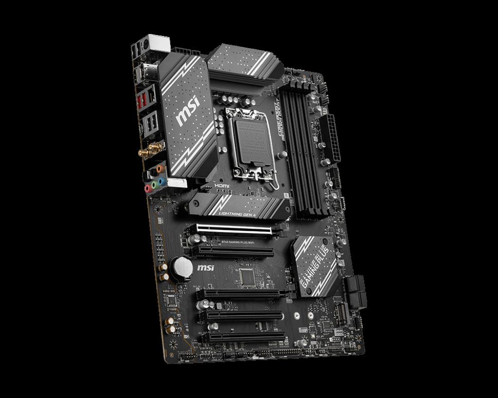 MSI MSI B760 GAMING PLUS WIFI DDR5 1700P 6800(OC) HDMI DP USB3.2 M.2 WIFI 6E ATX-27572