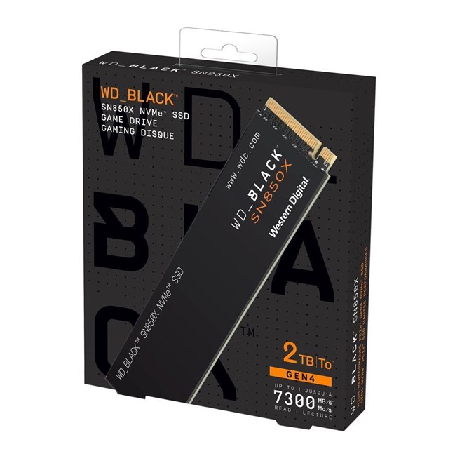 WESTERN DIGITAL WD Black SN850X 2TB NVMe M.2 (7300/6600)-46936