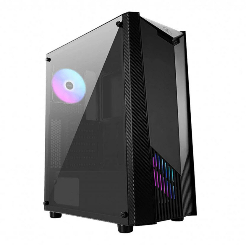 MSI MSI MAG SHIELD 110A 2x120mm Auto RGB Fan PSU Yok Mid-Tower Kasa (BLK)