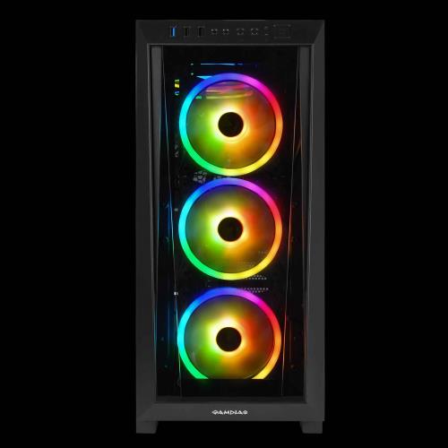 GAMDıAS GAMDIAS TALOS M1 Elite, 750W, Tempered Glass, ARGB, 80+ Bronze, ATX GAMING KASA-33787