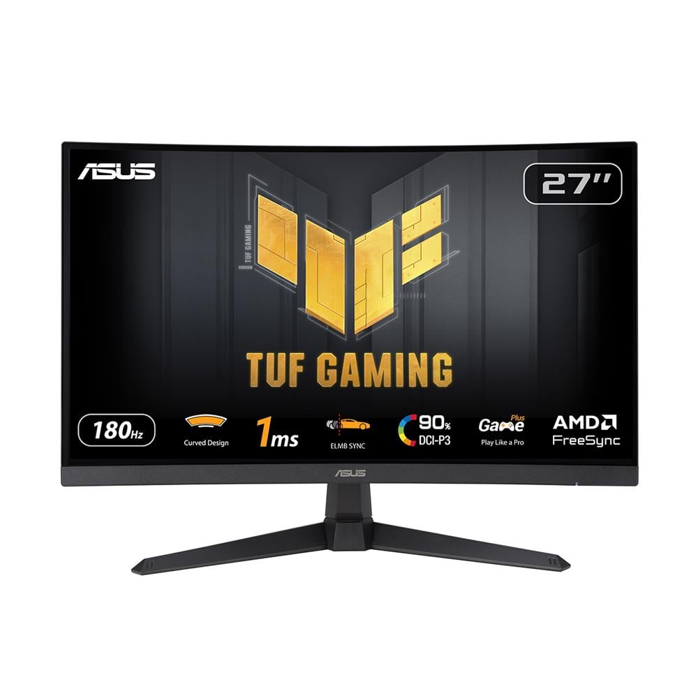 ASUS 27" Asus TUF GAMING VG27VQ3B 1ms 180Hz FHD HDMI DP MM Pivot Vesa Curvet Monitör