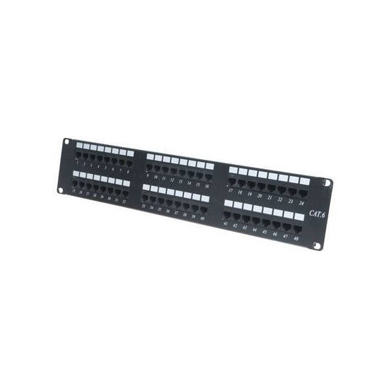 ODS  -P48UTP UTP CAT6 2U 48 PORT PATCH PANEL DOLU