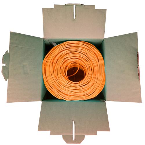 POWERGATE POWERGATE CAT6-BOX-OR, 23AWG, 0,57mm, UTP, CAT6 Kablo, 305m, Turuncu-33793