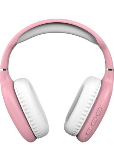 SNOPY SN-BT43, Pembe, Bluetooth 5.3, Kablosuz, Ayarlanabilir Kafa Bandı, 5saat Çalma Süresi, 15mt Algılama Mesafesi, Microfonlu 