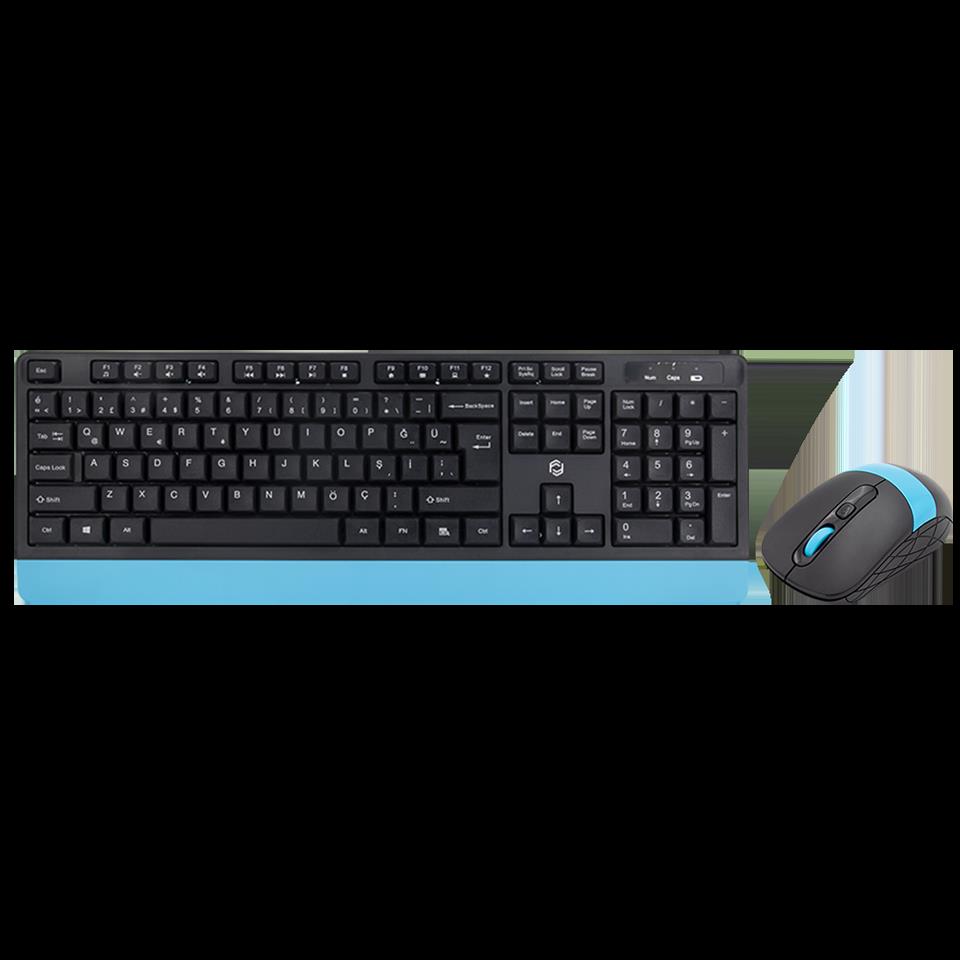 FRISBY FRISBY FK-4885QU KABLOSUZ KLAVYE MOUSE SET MAVİ