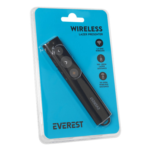 EVEREST Everest TBA-11, Kablosuz, 2.4Ghz, Type-C, Profesyonel, Sunum Cihazı-59503