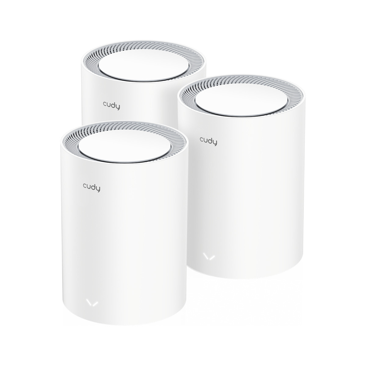 CUDY M1800 3-Pack AX1800Mbps 2.4/5GHz AP/RE/WISP Gigabit MU-MIMO Kablosuz 3'lü Mesh Wi-Fi 6 Sistemi