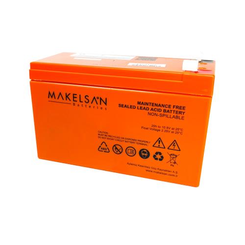MAKELSAN  MAKELSAN 12V 9Ah, BakÄ±msÄ±z, Kuru AkÃ¼. UPS iÃ§in Uygundur. 