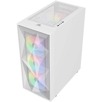 POWERBOOST  PB-P3509BW USB 3.0, ATX Mesh, ARGB Fan, Beyaz Kasa-70795